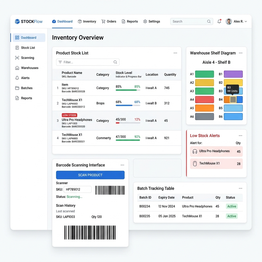Sistem inventory TikeTaka - manajemen stok lengkap